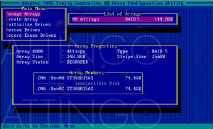 RAID Datenrettung, Adaptec Controller RAID 5 degraded mit Inaccessible Disk